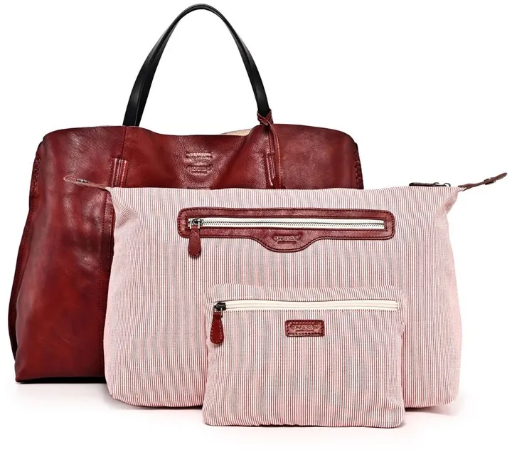 Old Trend Women's Genuine Leather Forest Island Tote Bag