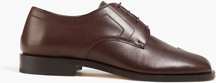Tabi split-toe leather derby shoes