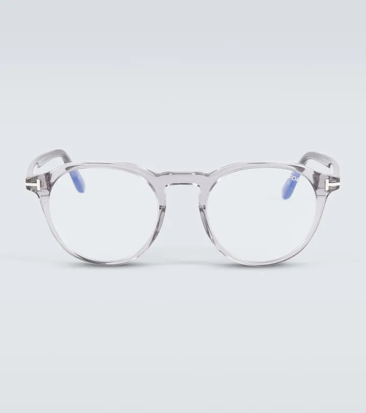 Round acetate glasses