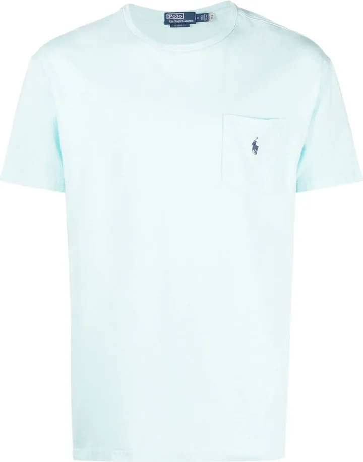 embroidered-logo T-shirt