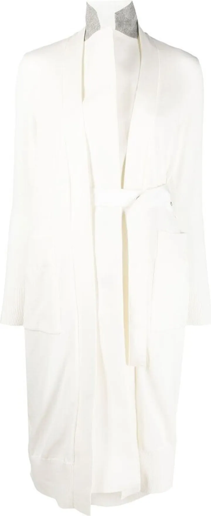 Single-Breasted Belted Coat