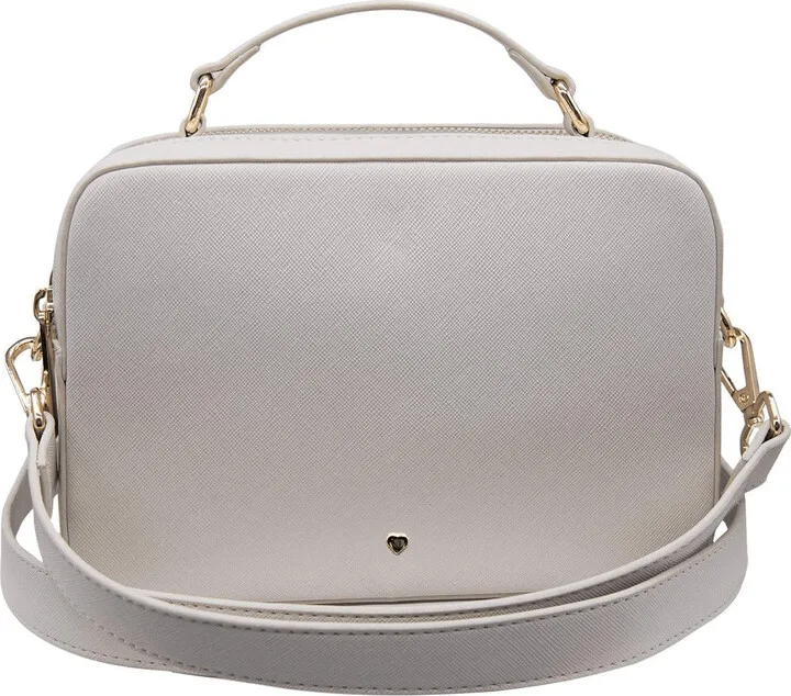 Johnny Loves Rosie - Luxe Grey Hudson Vegan Leather Bag