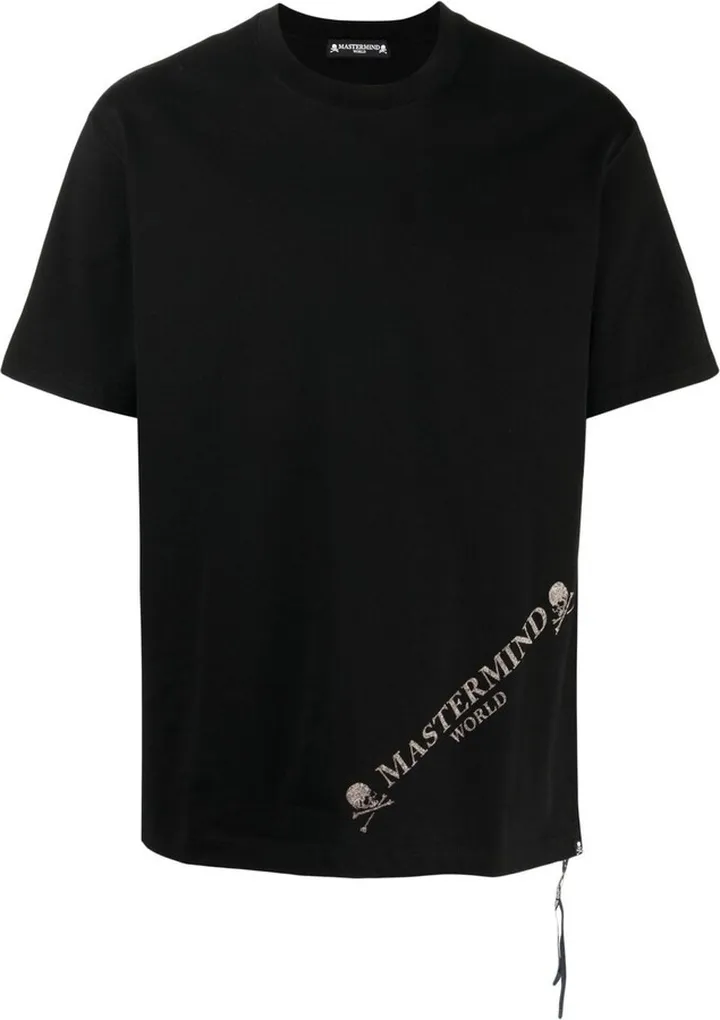 skull-print short-sleeve T-shirt
