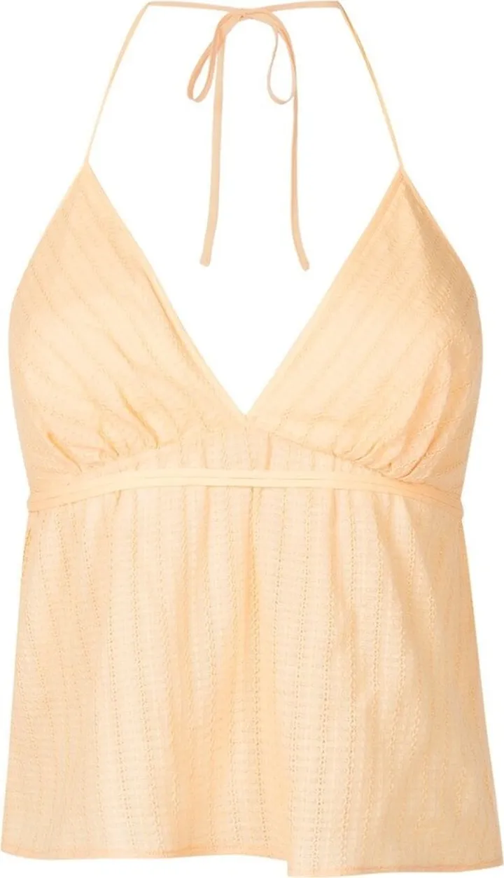 V-neck halterneck top
