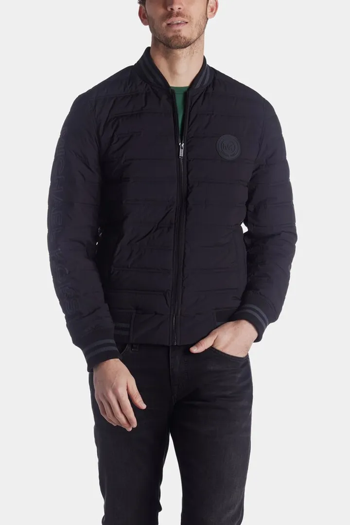 Quilted Bomber Jacket