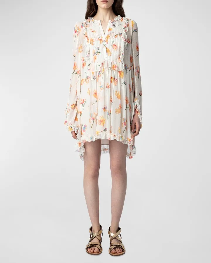 Rackel Mousseline Courtney Asymmetric Dress