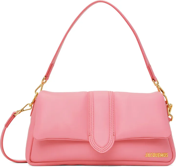 Jacquemus Pink Le Raphia 'Le Bambimou' Bag