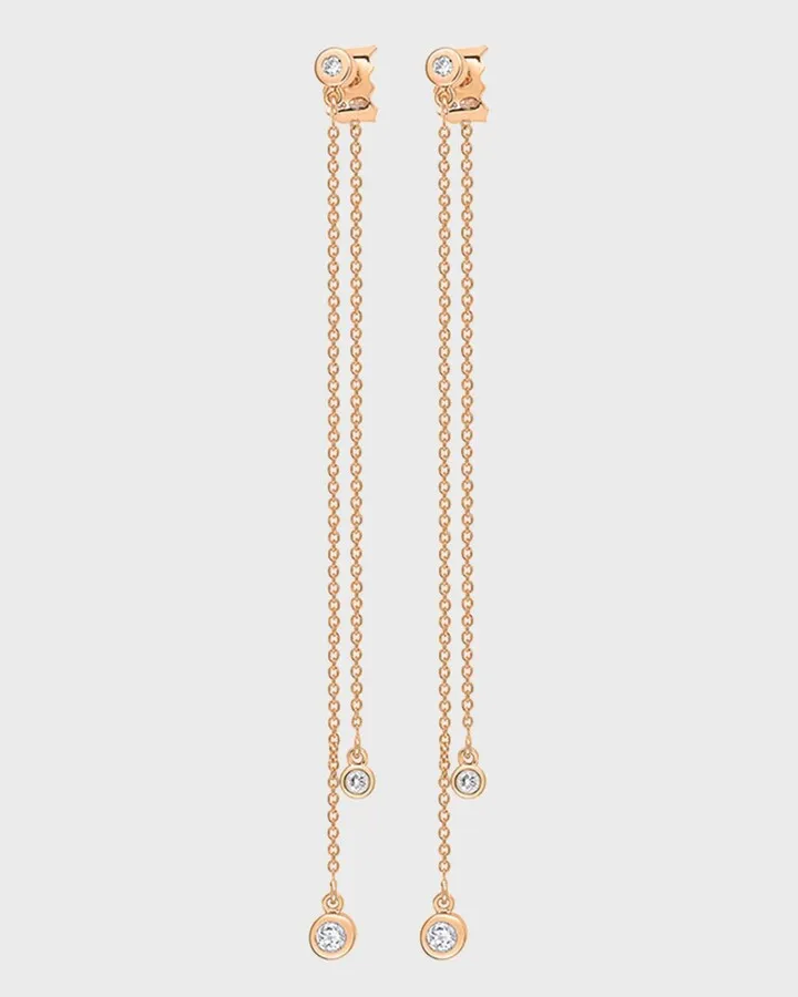 Double Lonely Diamond Earrings