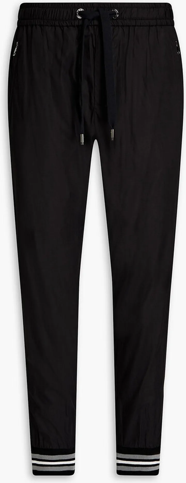 Tapered cotton-poplin sweatpants