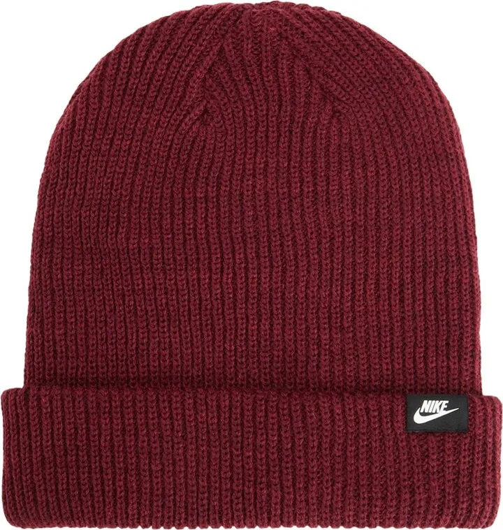 Nike Sportswear Fisherman Beanie Hat Burgundy