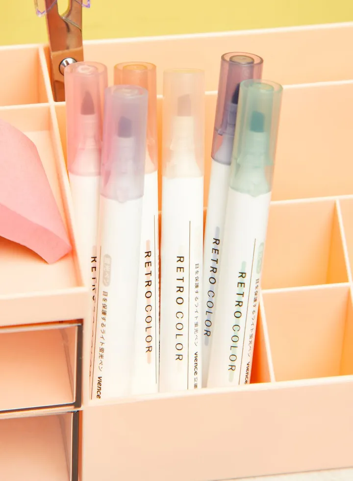 Set Of 6 Highlighter Pens