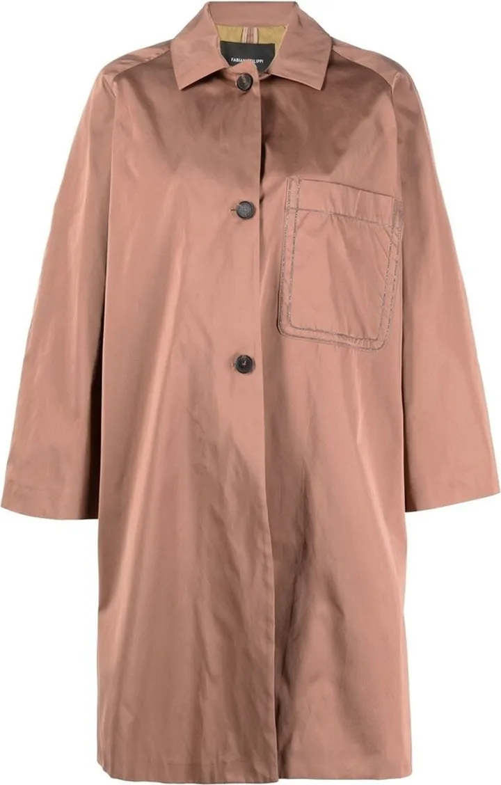 Oversized Button-Up Coat