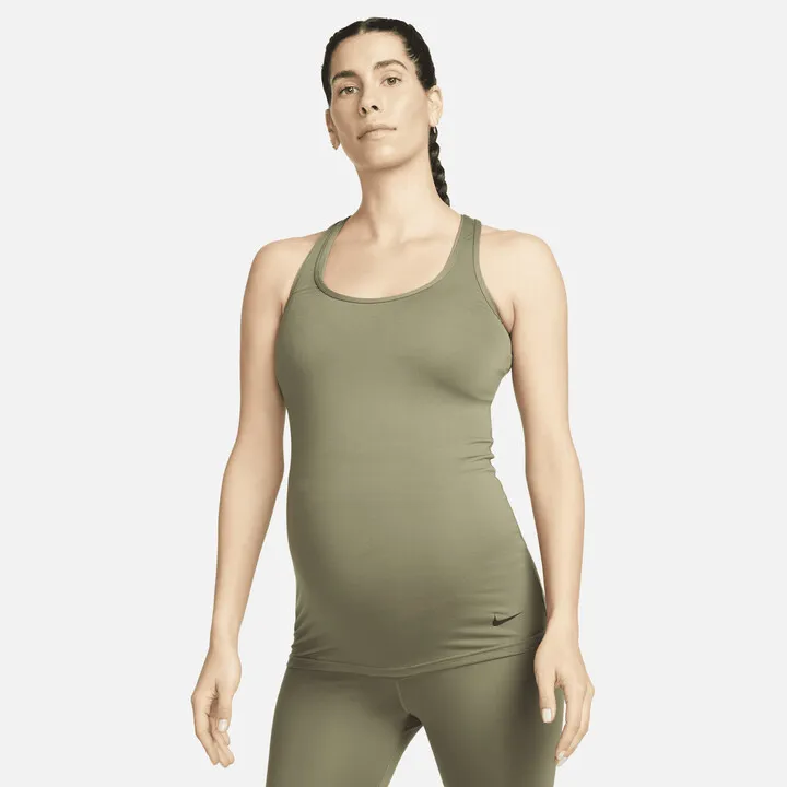 Nike Women's Dri-FIT (M) Tank Top (Maternity) in Green