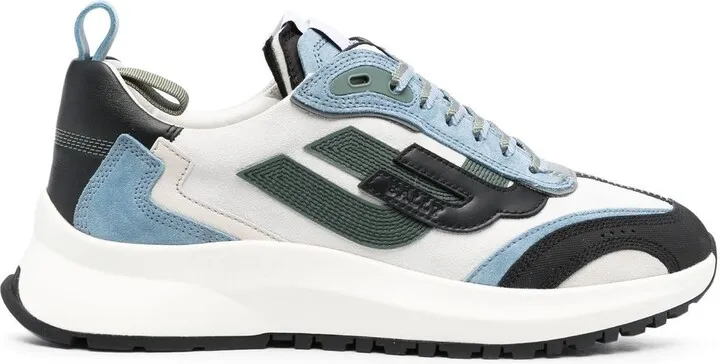Panelled Low-Top Sneakers
