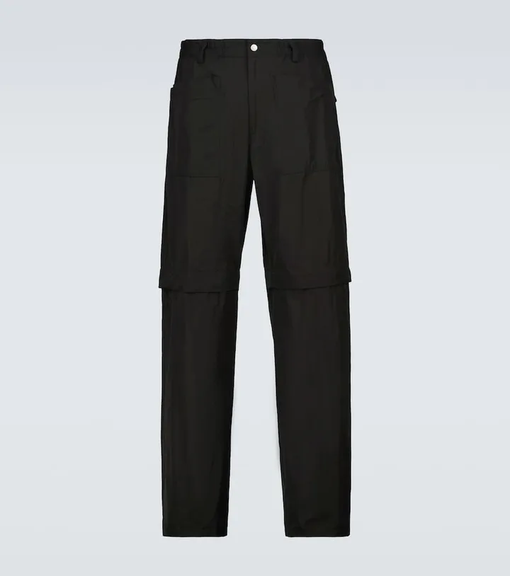 Convertible cotton sweatpants