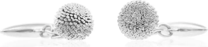 Lee Renee - Dahlia Cufflinks - Silver
