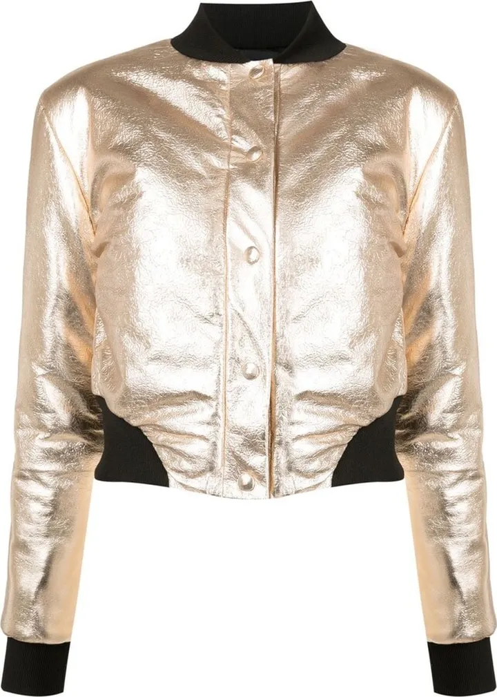 Dornela metallic bomber jacket