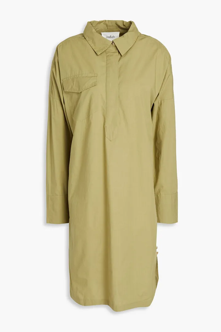 Play cotton-poplin dress
