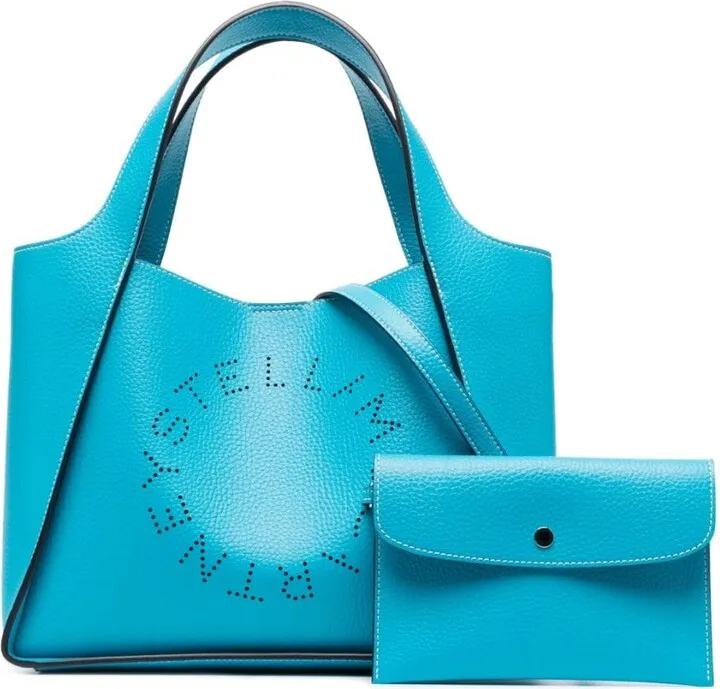 Perforated-Logo Shoulder Bag