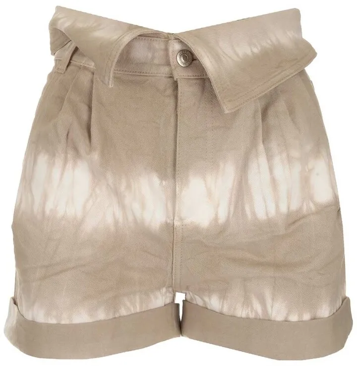 Stella McCartney Folded Waistband Denim Shorts