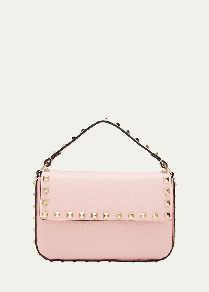 Rockstud Top Handle Shoulder Bag
