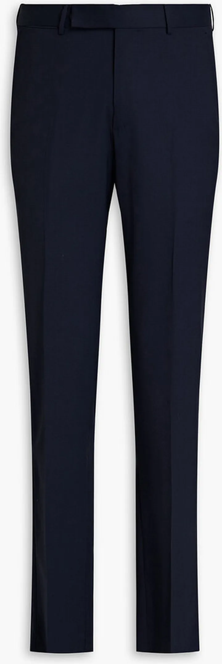 Slim-fit wool pants