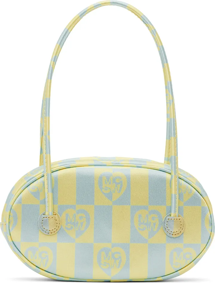 Marge Sherwood Yellow & Blue Egg Bag
