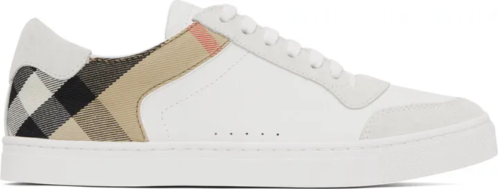Burberry White House Check Sneakers