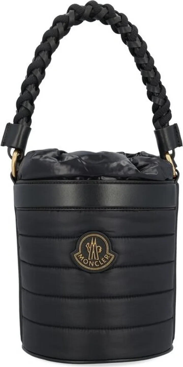Moncler Logo Patch Quilted Tote Bag