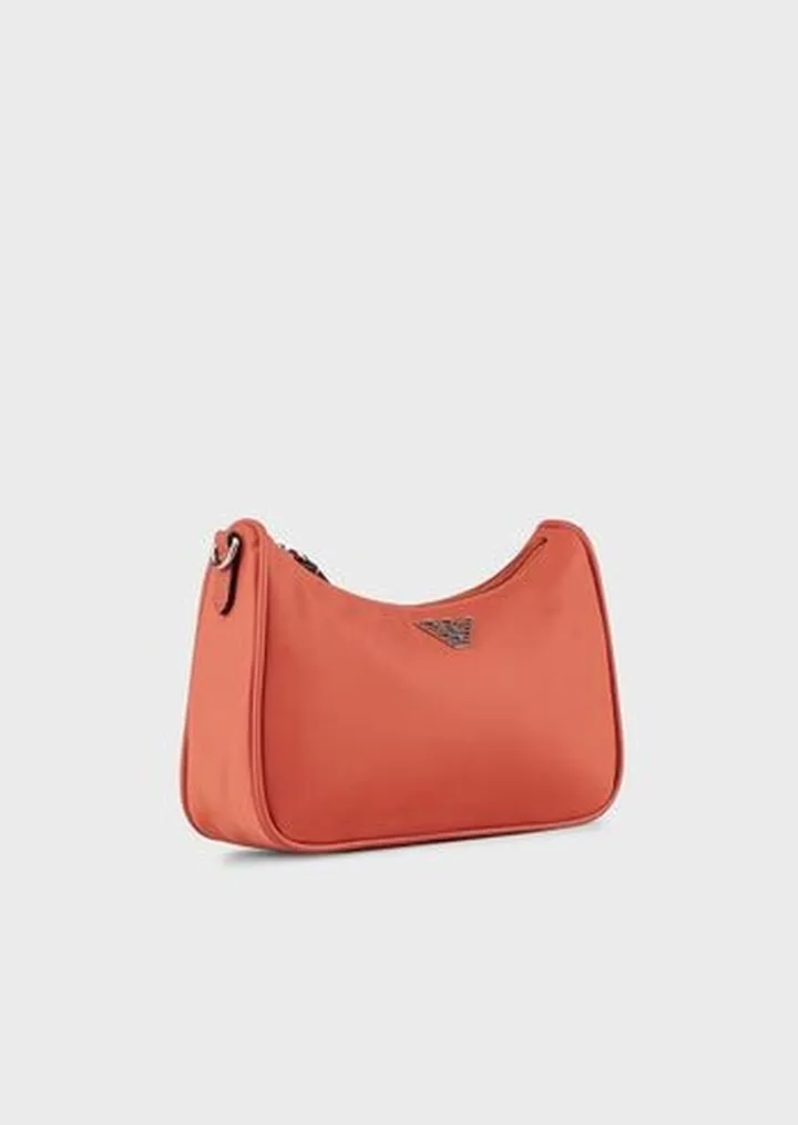 Travel Essentials recycled-nylon baguette bag