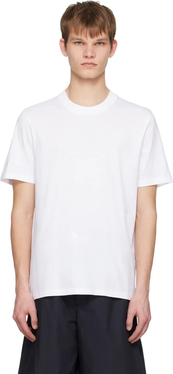 Jil Sander White Crewneck T-Shirt