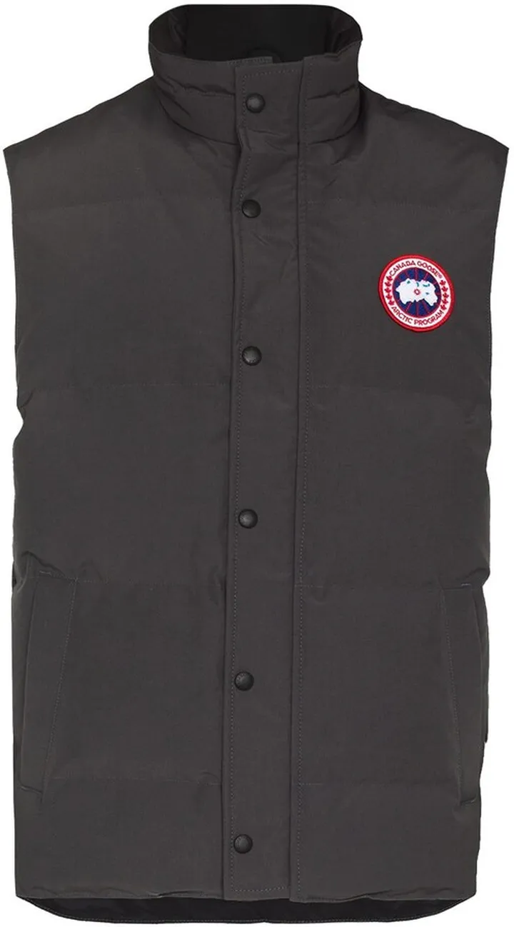 Garson logo-patch vest