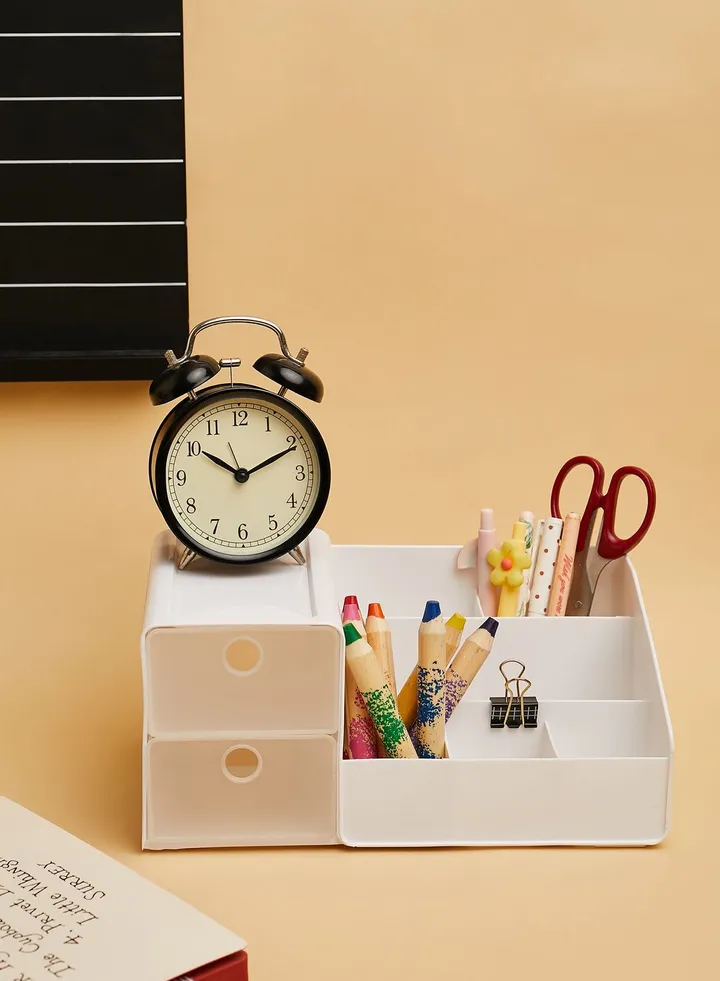 White Stationery Storage Holder