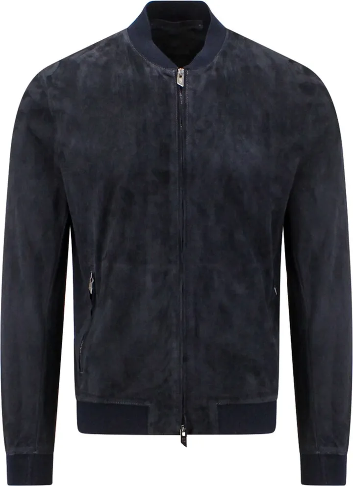 Unlined suede jacket