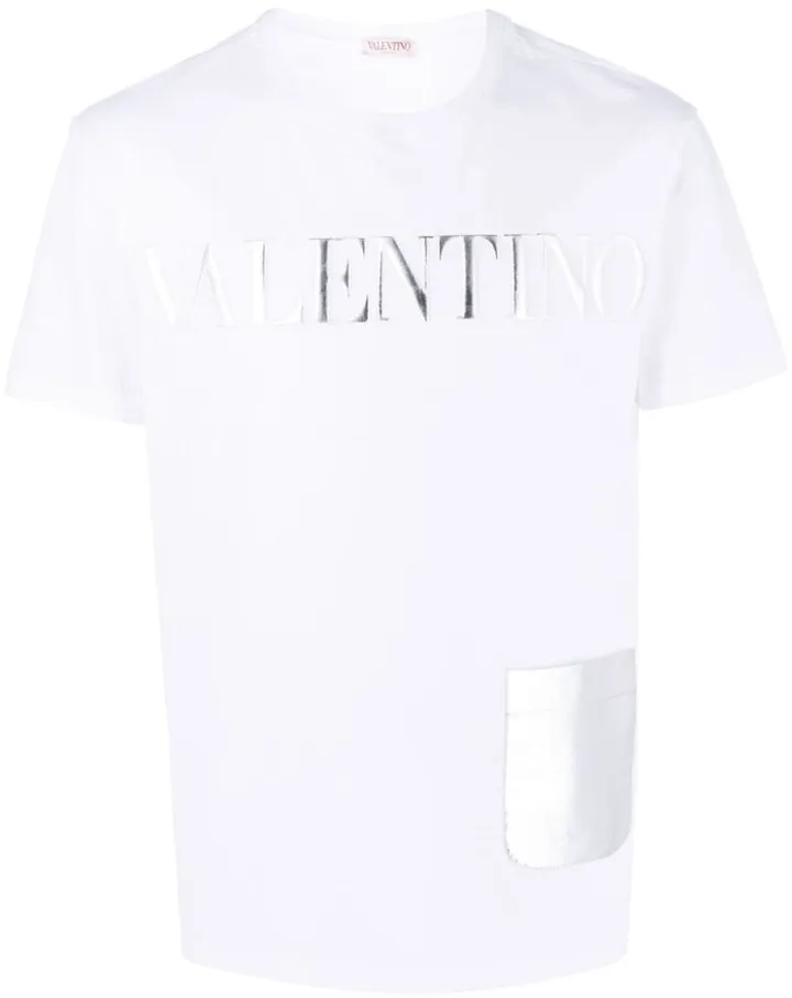 high-shine logo T-shirt