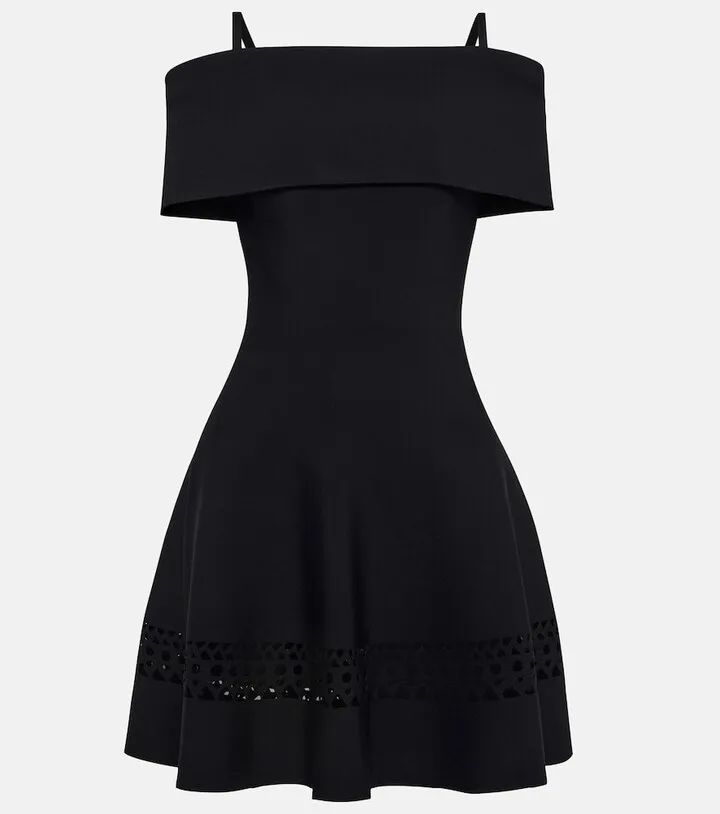 Vienne off-shoulder minidress
