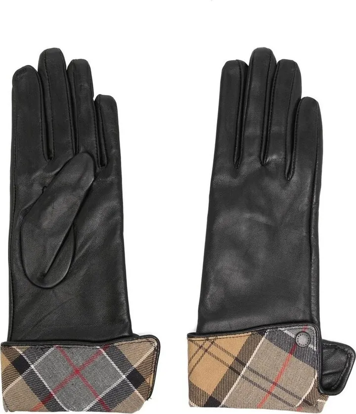 Barbour Jane Checked Detail Gloves