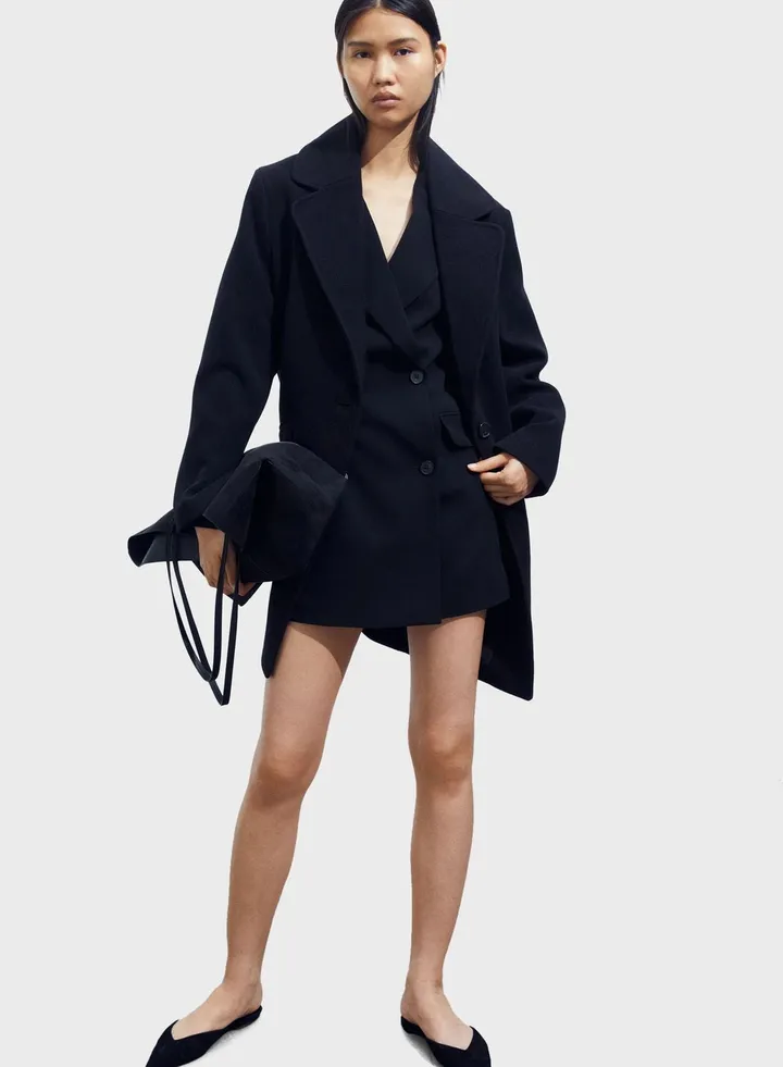 Pocket Detail Blazer Dress