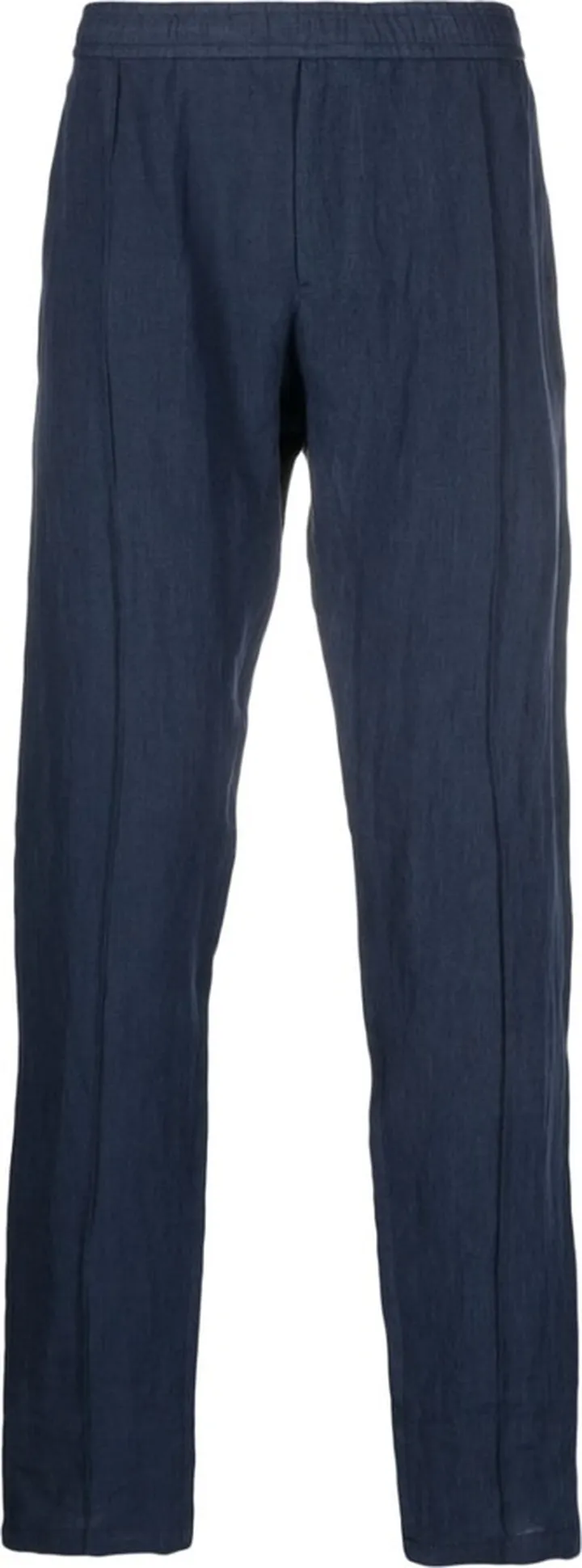 Straight-Leg Linen Trousers