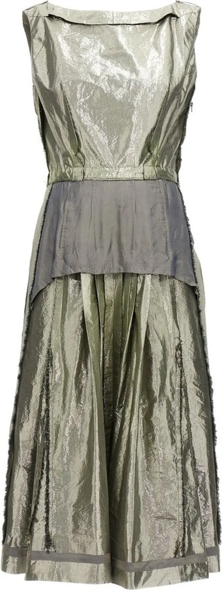 Maison Margiela Patchwork Sleeveless Midi Dress
