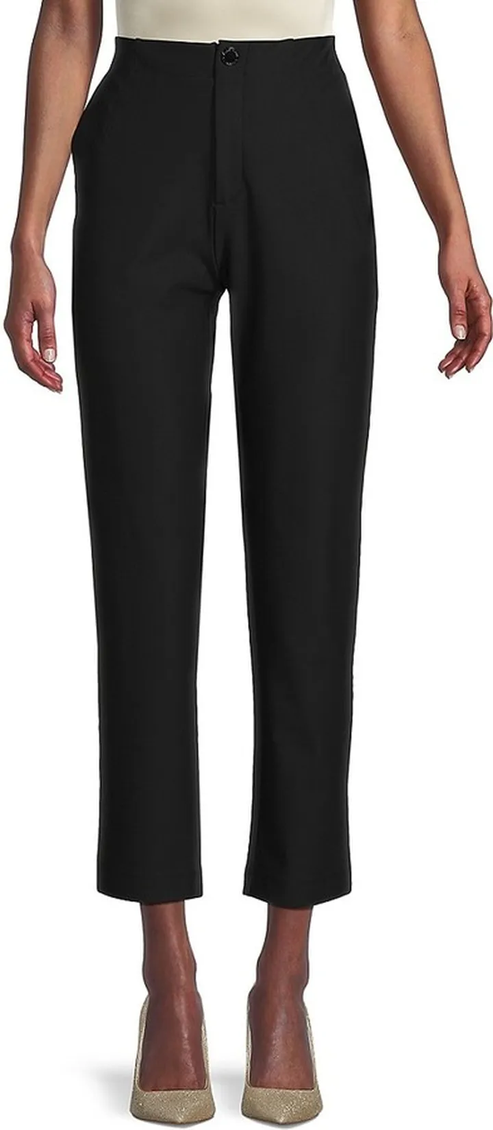 Solid Suit Pants