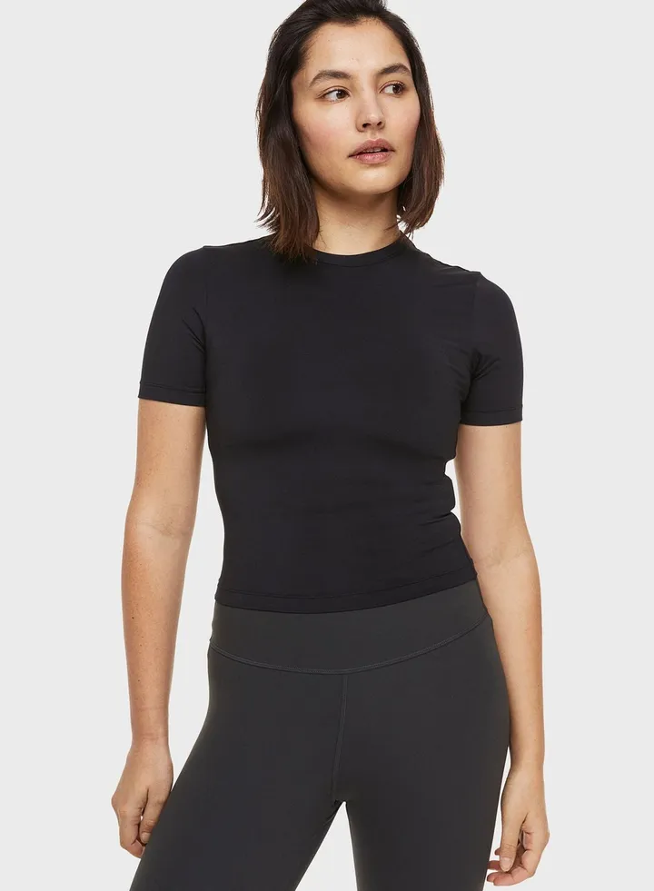 Crew Neck Knitted Top