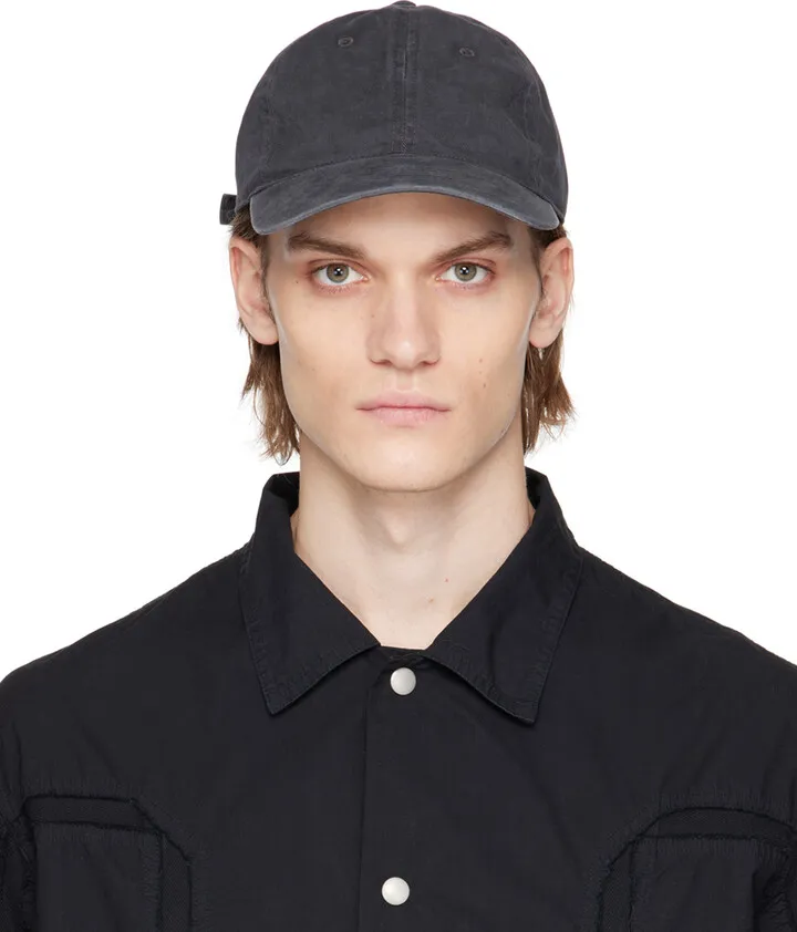 John Elliott Black Faded Dad Cap
