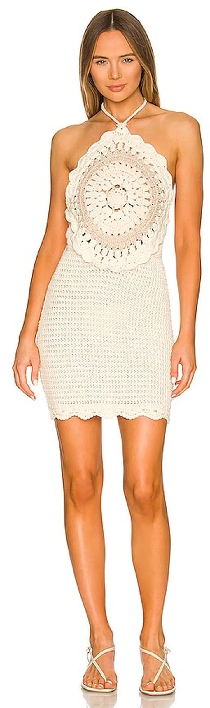 Gavyn Crochet Mini Dress