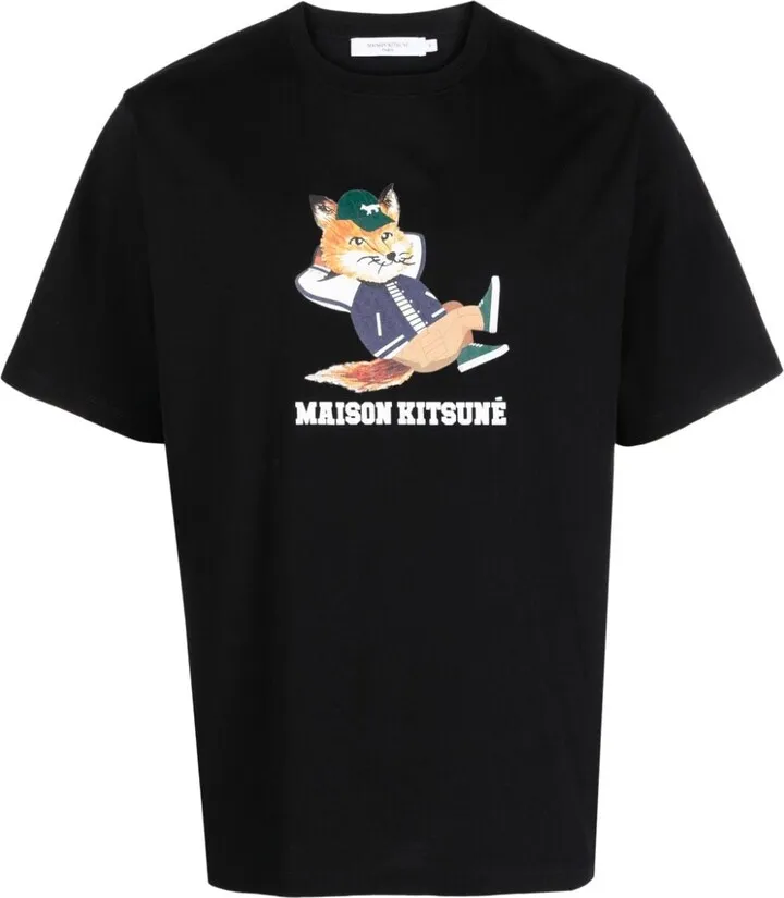 graphic-print cotton T-shirt