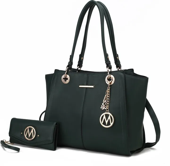 Ivy Vegan Leather Women’s Tote Handbag with wallet