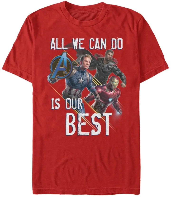 Marvel Men's Avengers Endgame Do Our Best Short Sleeve T-Shirt