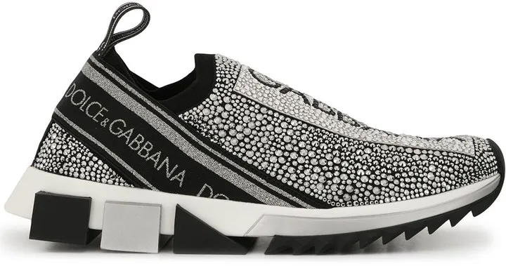 Sorrento crystal embellished sneakers