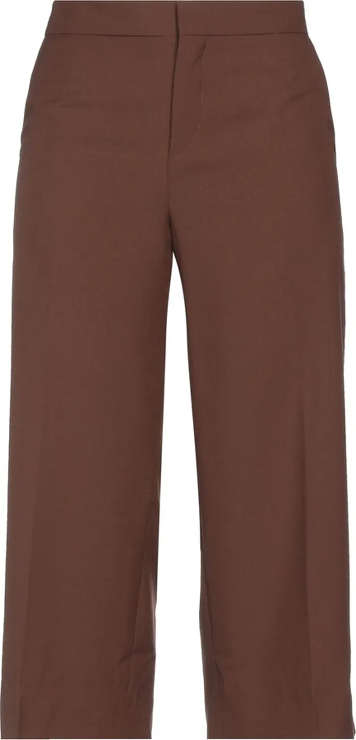 Cropped Pants Brown