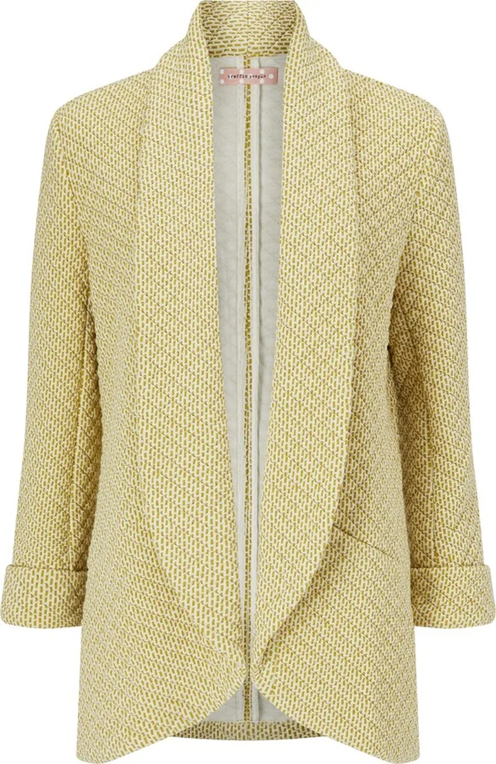 Traffic People - Cry Me A River Boyfriend Jacket In Green